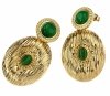 gold earrings made of stainless steel