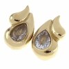 gold earrings made of stainless steel