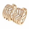 gold plated earrings with exclusive cubic zirconia