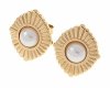 gold plated earrings with exclusive cubic zirconia