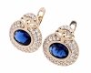exclusive swarovski gold-plated earrings