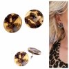 gold earrings made of stainless steel