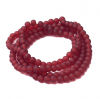 Glass beads faceted strands