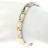 BRACELET GOLD CELEBRITY STAINLESS STEEL