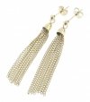 gold earrings made of stainless steel