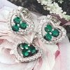 18k gold plated set pendant earrings xuping