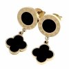 EARRINGS SILVER STAINLESS STEEL CELEBRITY