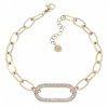 BRACELET GOLD CELEBRITY STAINLESS STEEL