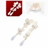 gold plated earrings with exclusive cubic zirconia
