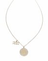 @4238 Złoty naszyjnik znak zodiaku wodnik 45+5 stal chirurgiczna 316L  łańcuszek