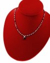 855 Złoty łańcuszek naszyjnik 39+5 stal chirurgiczna 316L Viki lady choker kryształki sodalit kamień