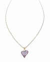 950 Złoty łańcuszek Austrian Crystal 41+5 naszyjnik pozłacany 14K Xuping serce