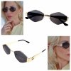 ok44 Damskie okulary przeciwsłoneczne muchy ozdobne UV400