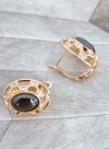 374 Kolczyki złote cyrkonia pozłacane 18k Xuping wiszące 