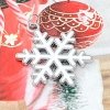 059k Srebrna zawieszka świąteczna Boże Narodzenie święta prezent do łańcuszka bransoletki 