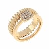 3721d Pierścionek 16,30mm złoty pozłacany 18k Xuping