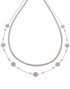 320b Srebrny łańcuszek naszyjnik 40+5 stal chirurgiczna 316L  Blueberry