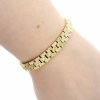 4746 Bransoletka złota elegancka 18cm pozłacana 14k Viki Lady
