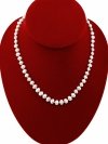 1503 Złoty łańcuszek naszyjnik 41+5 stal chirurgiczna 316L Viki lady perły 