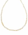 1484 Złoty łańcuszek 42+5 naszyjnik stal chirurgiczna celebrytka choker lato wakacje perły