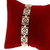 1293 Bransoletka złota elegancka 18,5cm pozłacana 14k ażurowa apartowska