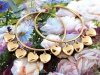 Золотые серьги из нержавеющей стали