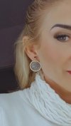 Золотые серьги из нержавеющей стали