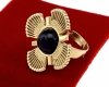 кольцо. 18,30 мм золотая нержавеющая сталь