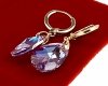 эксклюзивные серьги с позолотой swarovski