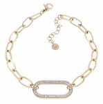 BRACELET GOLD CELEBRITY NEREZOVÁ OCEL