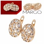 exklusive swarovski vergoldete ohrringe