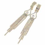 OHRRINGE GOLD LANGE ZIRKONIA HOCHZEIT HOCHZEIT