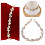 Armband aus 18 Karat vergoldetem Gold