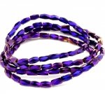 Glass beads faceted strands