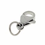 GOLD PLATED CARABINER 12MM FOR BRACELET OR CHAIN