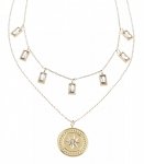 GOLD CHAIN NECKLACE celebrity STAINLESS STEEL