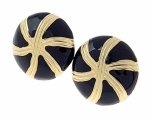 gold earrings made of stainless steel