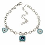 BRACELET GOLD CELEBRITY STAINLESS STEEL