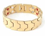 BRACELET GOLD CELEBRITY STAINLESS STEEL
