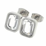 gold earrings made of stainless steel