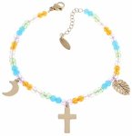 BRACELET GOLD CELEBRITY STAINLESS STEEL