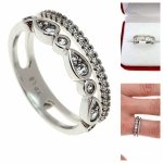 gold ring 18,60mm. gold-plated engagement xuping