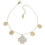 BRACELET GOLD CELEBRITY STAINLESS STEEL