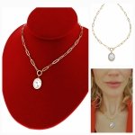 GOLD CHAIN NECKLACE celebrity STAINLESS STEEL