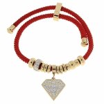 GOLD BRACELET STAINLESS STEEL STRING