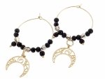 gold earrings made of stainless steel