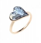 gold ring 17,60mm. gold-plated engagement xuping