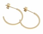 gold earrings made of stainless steel