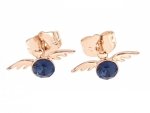 gold plated earrings with exclusive cubic zirconia