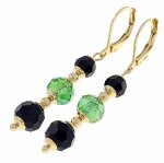 gold earrings made of stainless steel